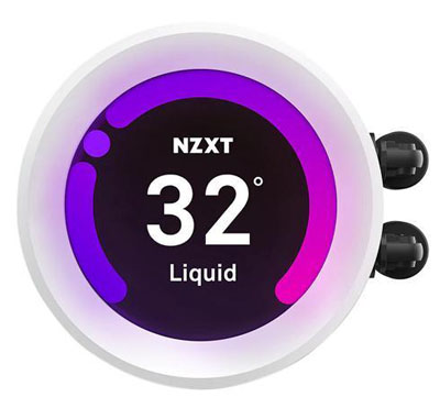 NZXT Kraken Z63 280mm Liquid Cooler with LCD Display LGA 1700 Compatible -  White - Newegg.com